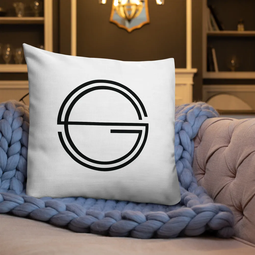 Vulnerable 2021 Black Type Lyric 1 and SG Logo Premium Pillow