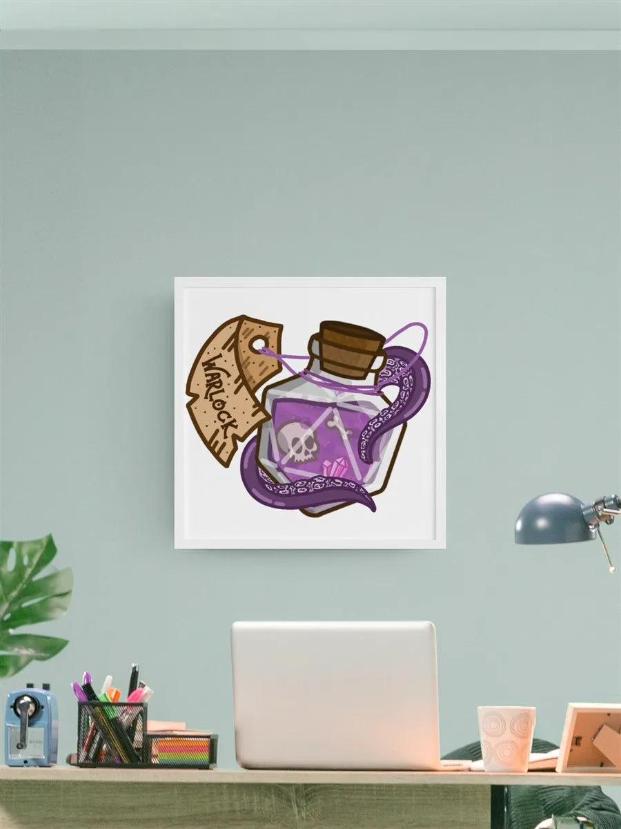 Warlock Potion Bottle Gallery Canvas Art Print