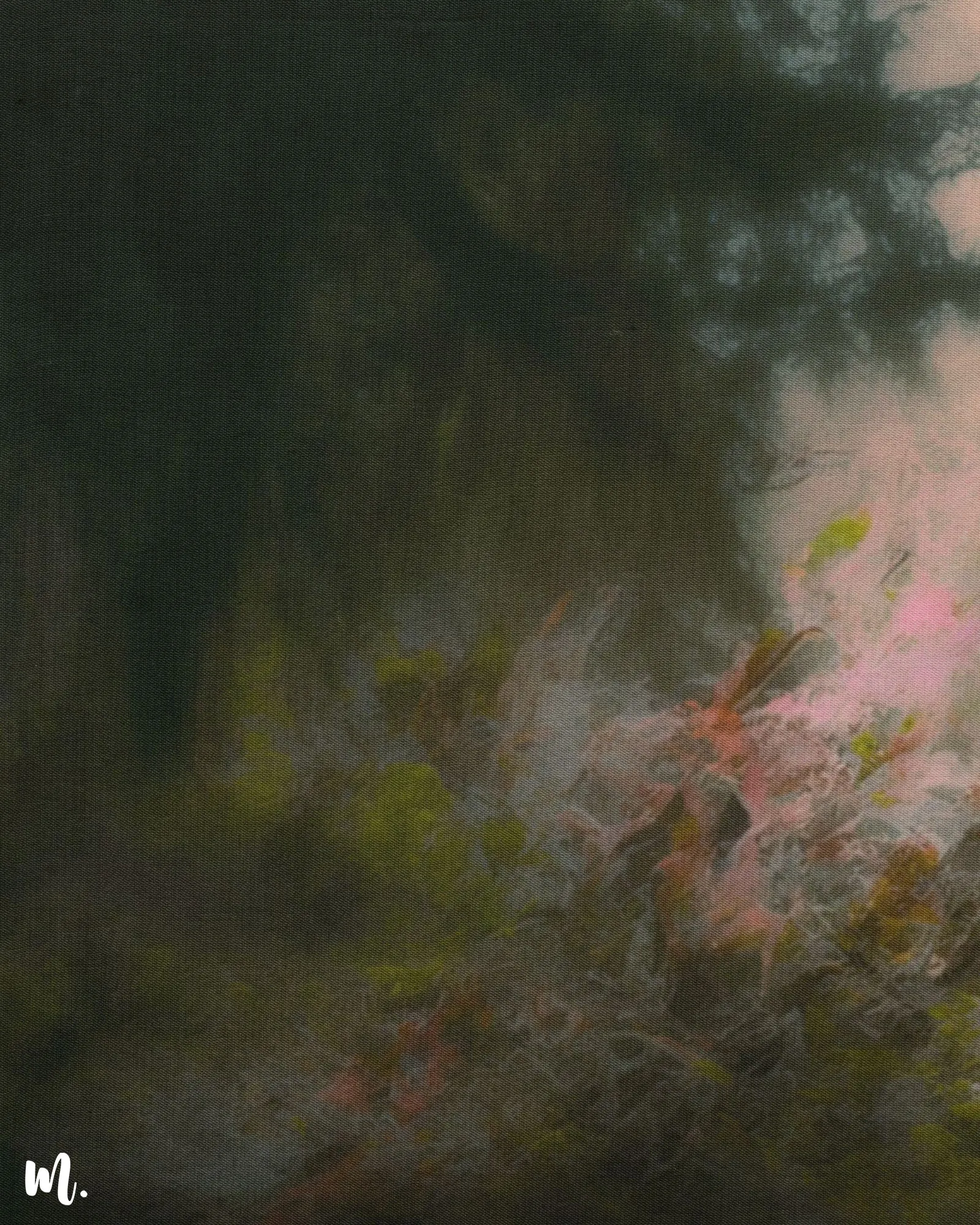 Whispering woods modern canvas art