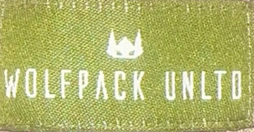 WOLFPACK UNLTD "STATEMENT" PREMIUM EMBROIDERED HOODIE | ECRU BEIGE