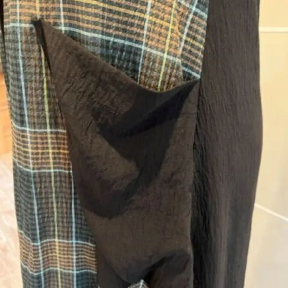 Women's Dolores sleeveless Green and Black Maxi Dress Perfect