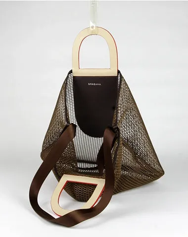 Womens Green Net Polyester Leather Tote Handbag Purse Polyester Tote Shoulder Bag Purse for Ladies
