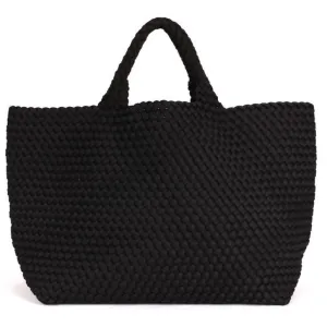 Woven Large Tote - Onyx