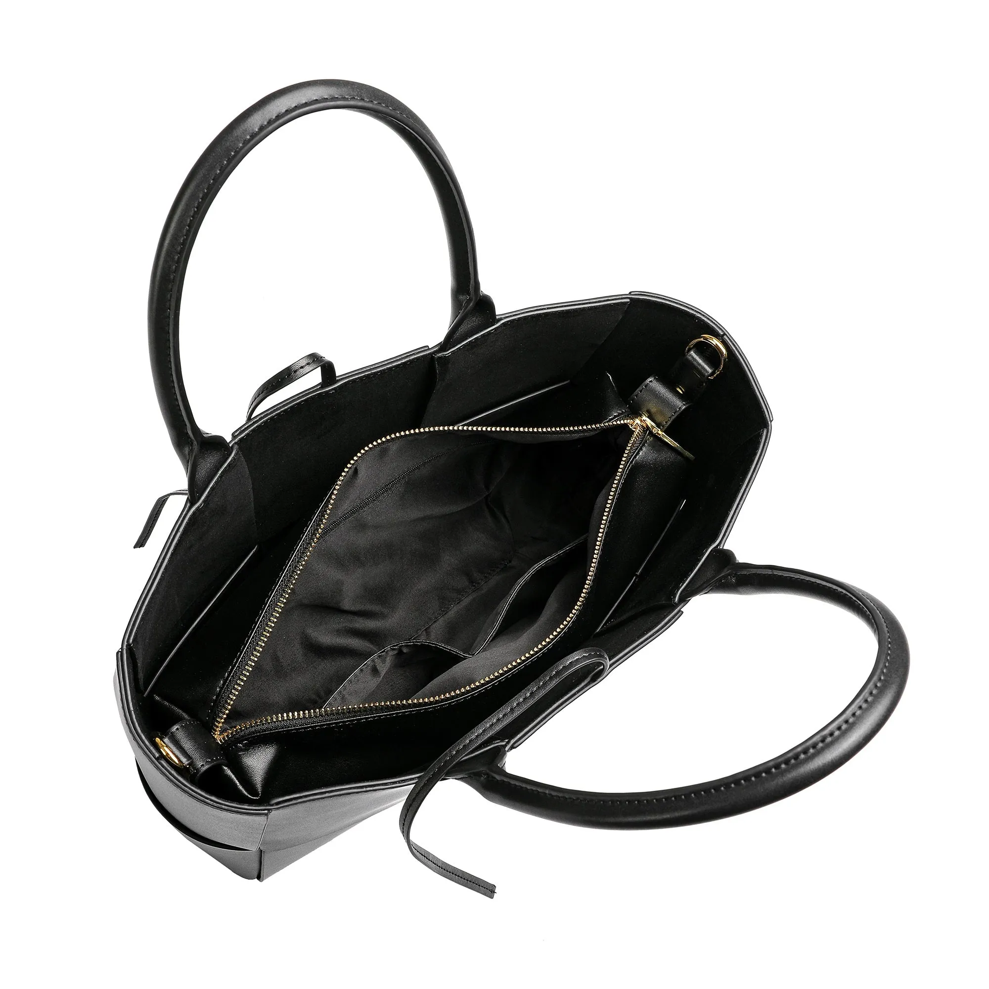Woven Smooth Leather Tote Bag