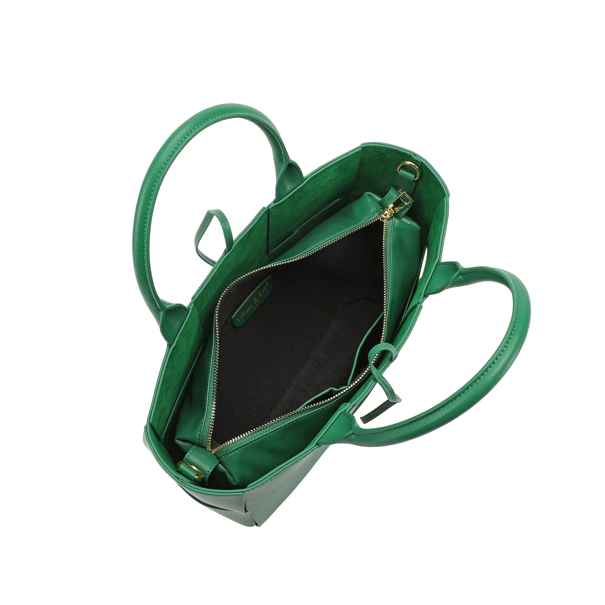 Woven Smooth Leather Tote Bag