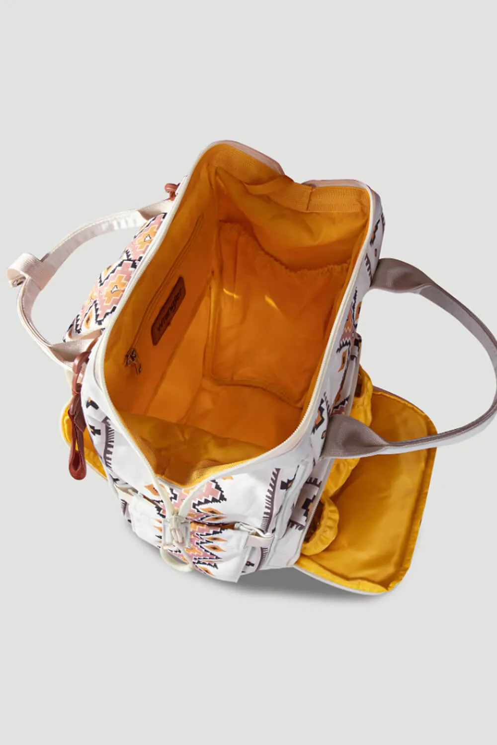 Wrangler Aztec Backpack for Women in Pink and Yellow | WG2204-9110-TN