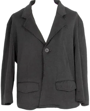 Yohji Yamamoto Japan. Y's Cutting Design Black PolyTech Jacket