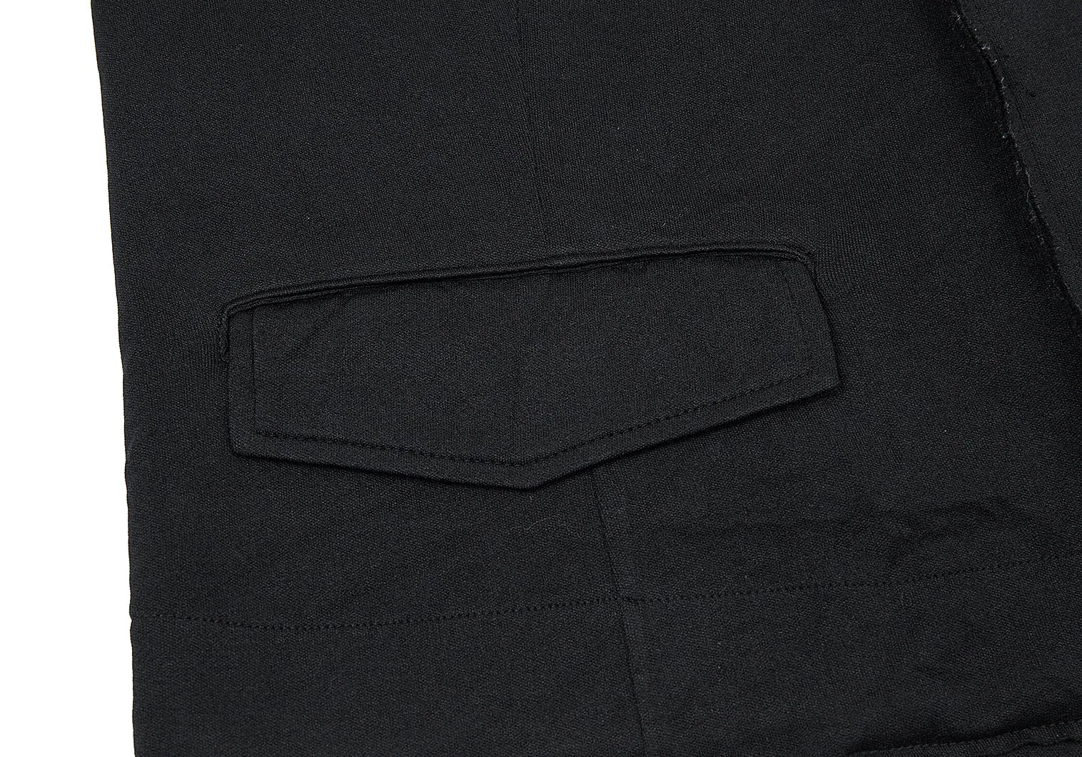 Yohji Yamamoto Japan. Y's Cutting Design Black PolyTech Jacket