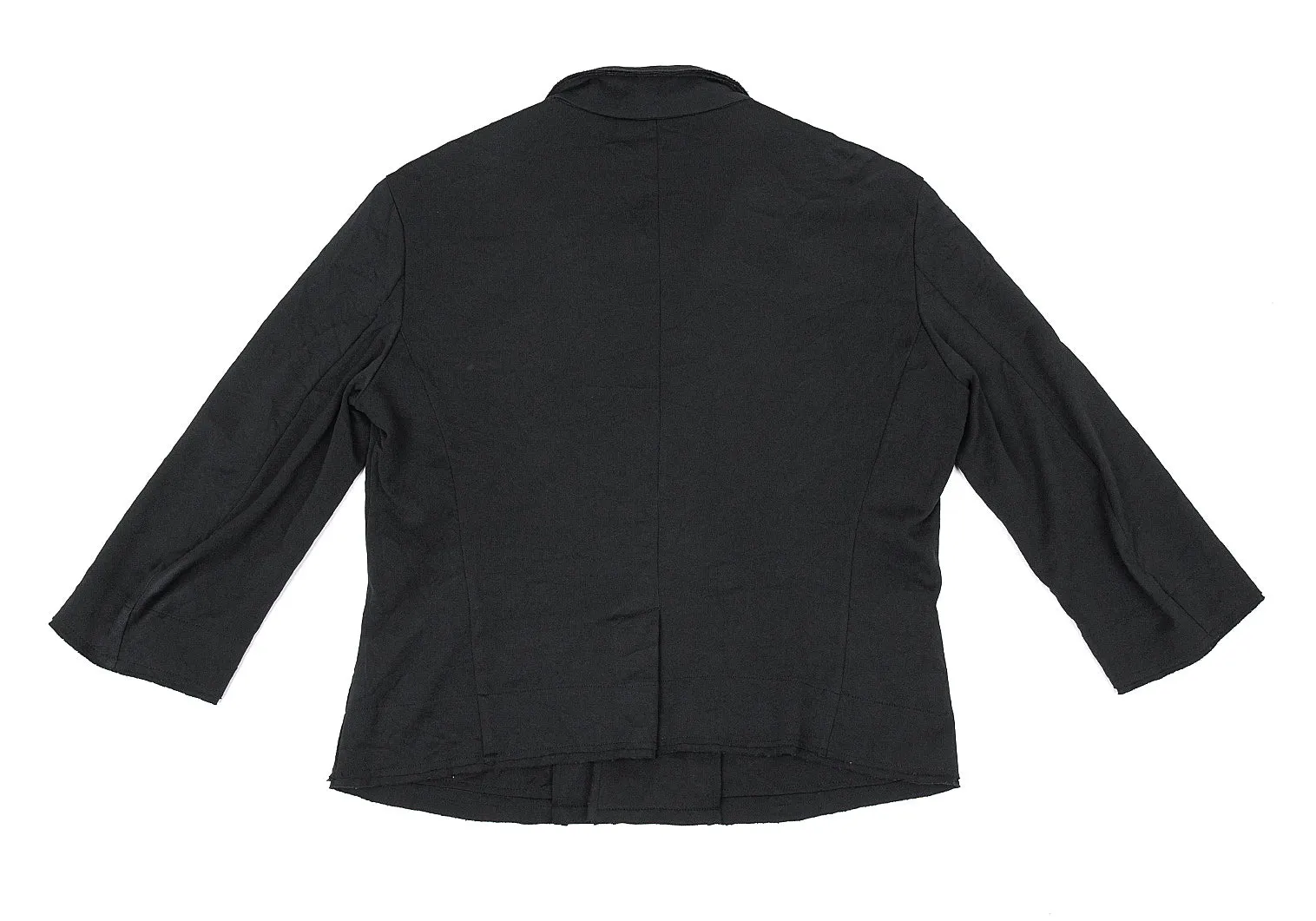 Yohji Yamamoto Japan. Y's Cutting Design Black PolyTech Jacket