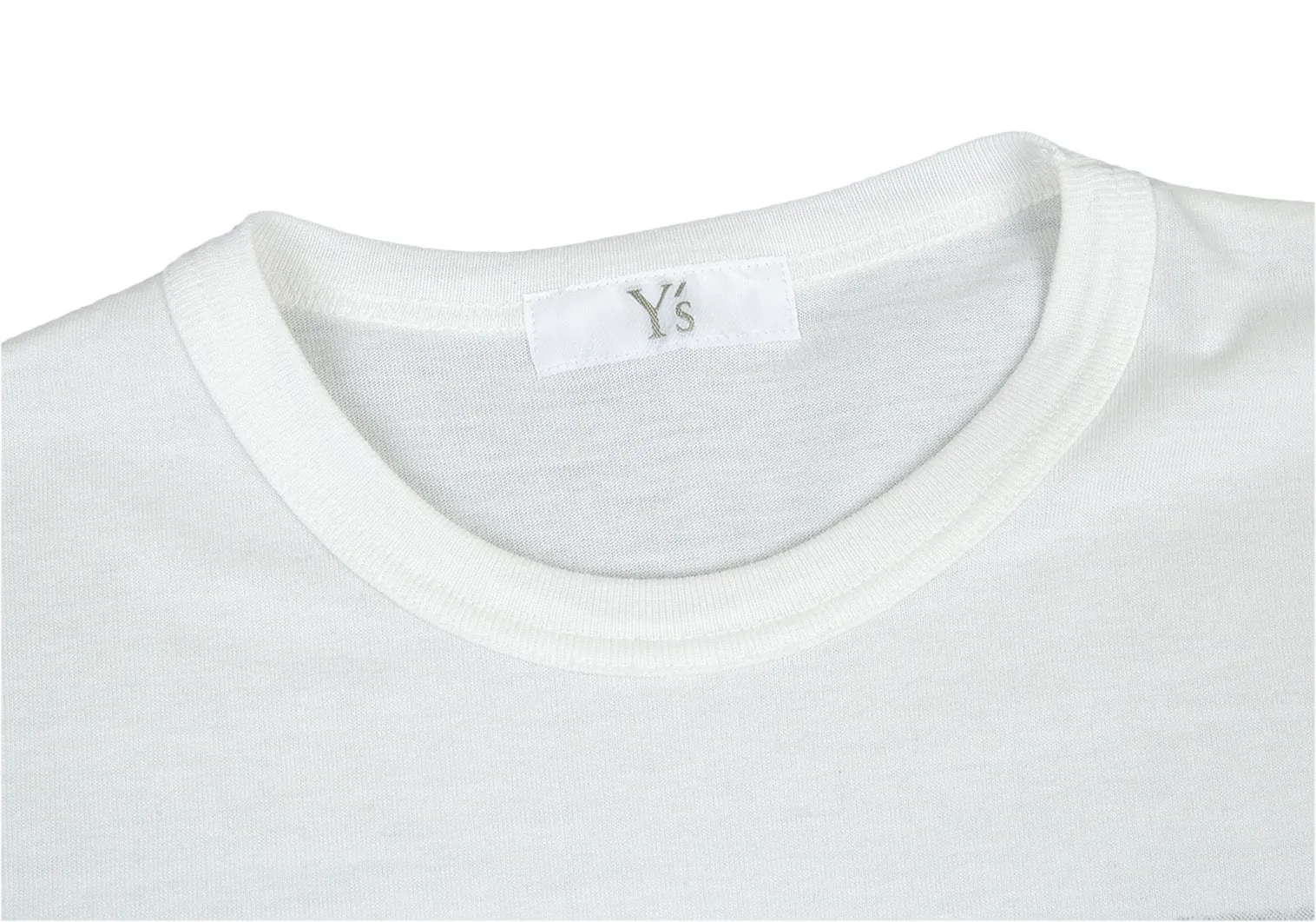 YOHJI YAMAMOTO JAPAN. Y's Printed White T Shirt