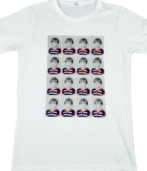 YOHJI YAMAMOTO JAPAN. Y's Printed White T Shirt