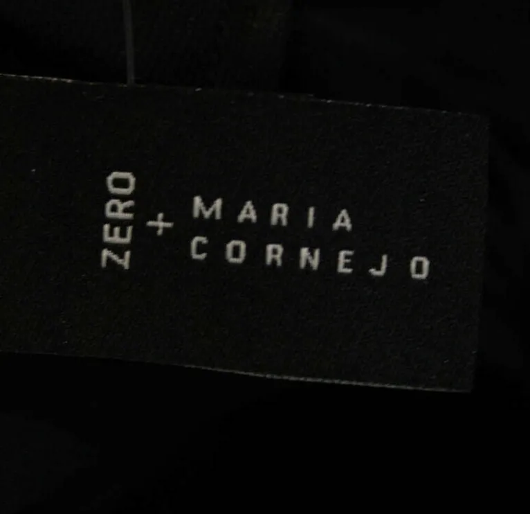 Zero   Maria Cornejo Black V Neck Long Sleeve Maxi Dress