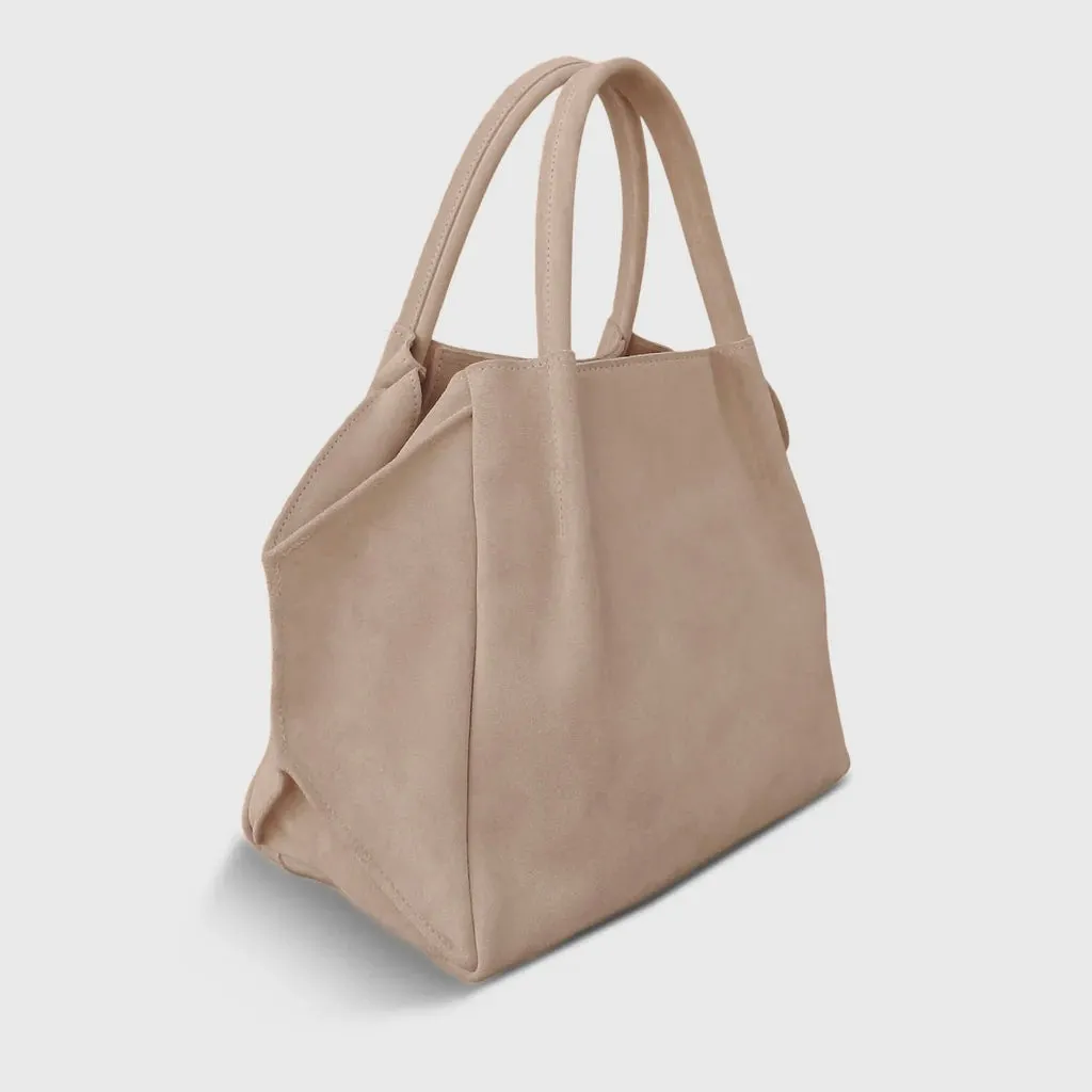 Zoe Tote - Macadamia Suede